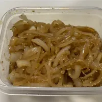 新玉ねぎ醤油漬け|料理好きなじいさまさん