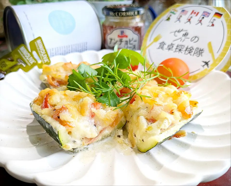 🌏『世界の食卓探検隊』🇮🇹イタリア料理
【🇮🇹ズッキーニとトマトのアンティパスト】|ayaさん