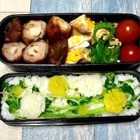5/14エリンギ肉巻き弁当🌼|みっこちゃんさん