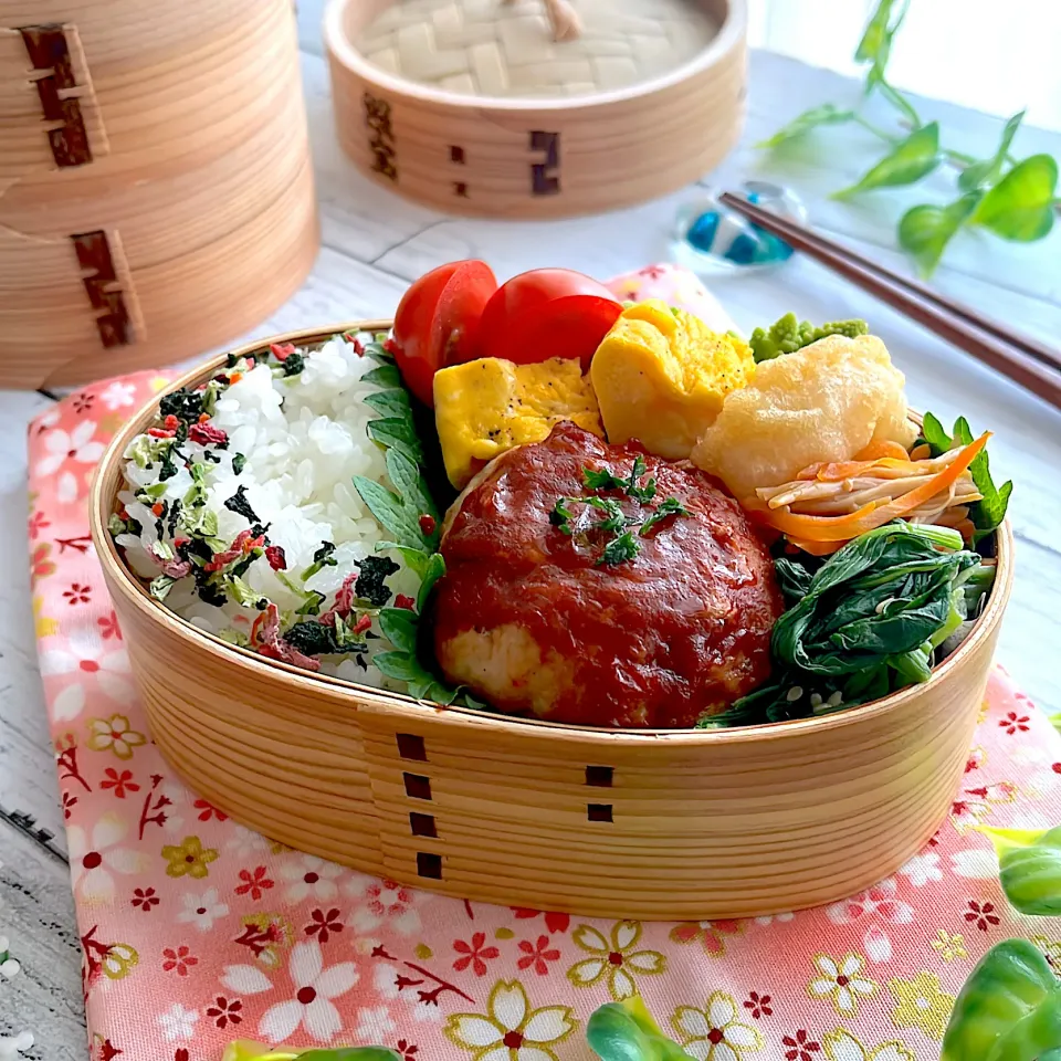 豆腐ハンバーグ弁当|@panna_cotta.703さん