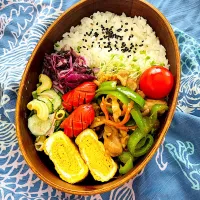 チンジャオロース風弁当
