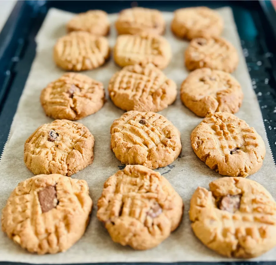 米粉deピーナッツバターチョコチャンククッキー🍪|M⭐︎さん