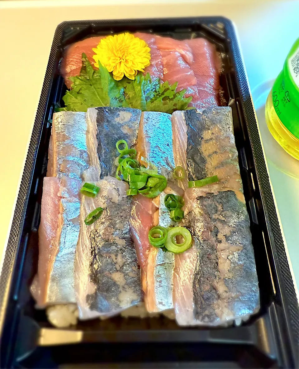 品川海苔丼(マグロ・アジ)|buhizouさん