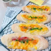 ベーコンエッグパン
