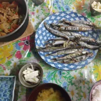 子持ちししゃも  フィッシュロースターで焼きました|はやとさん
