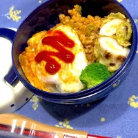 2025.5.14  ＊今日のお弁当＊肉味噌丼♪|rinrin*mama*さん