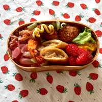 エビフライ弁当|にこりこぷりんさん