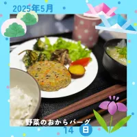 彩り野菜のおからバーグ| いのっちさん