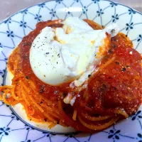 ブッラータを乗せたトマトソースパスタ| nozoさん