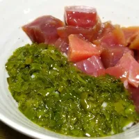 パパ作👨めかぶ漬けマグロ丼| ぱんだのままんさん