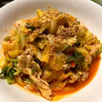 キャベツと豚肉のキムチ炒め|Sakikoさん