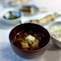 茄子のお味噌汁|かっちゃん杉さん