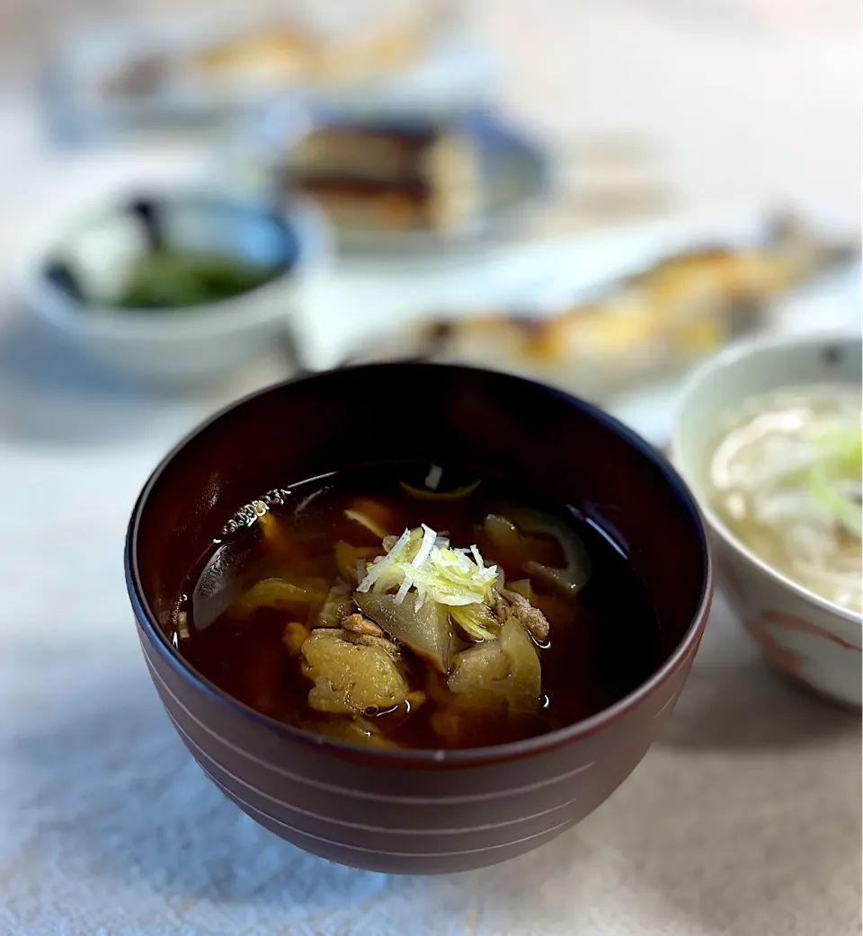 茄子のお味噌汁|かっちゃん杉さん