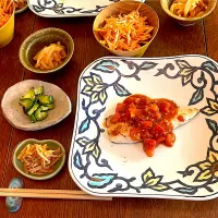 晩ごはん♯鯖のフレッシュトマトソース🍅| 小松菜さん