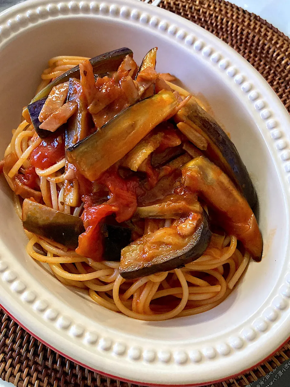 ナス🍆のトマト🍅パスタ🍝|ジュンコ バイヤーさん