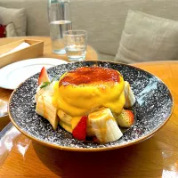 Banoffee Creme brûlée pancakes|skyblueさん