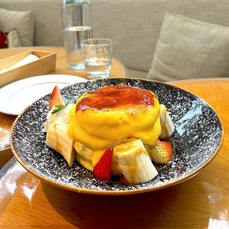 Banoffee Creme brûlée pancakes|skyblueさん