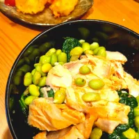 照り焼きサーモン丼|Laulauさん