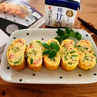 お砂糖を使わない料理・甘酒で卵焼き