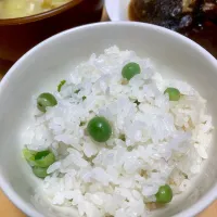 単身赴任中の男飯(豆ご飯)|おおもりの星さん