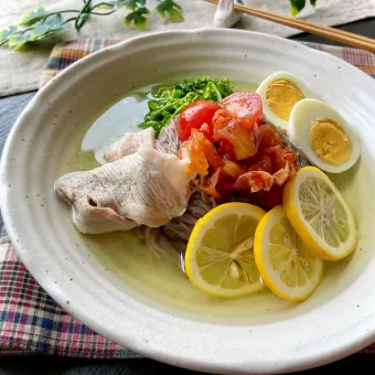 Snapdishの人気料理写真:冷麺始めました〜🎵