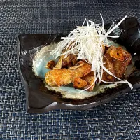 マグロと鰤のガリバタステーキ|Taさん
