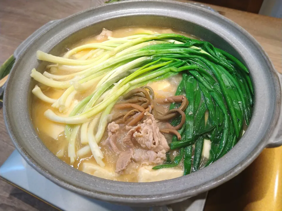 あさつきの味噌鍋|古尾谷りかこさん