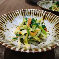 あさつきと桜海老の酢味噌和え|古尾谷りかこさん