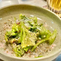セロリの葉のアーリオオーリオペペロンチーノ| ぎんさん