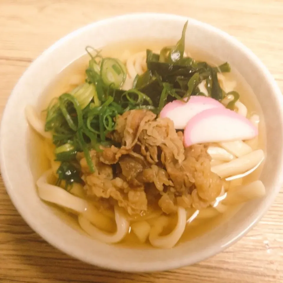 吉野家牛丼の具で肉うどん|なおさん