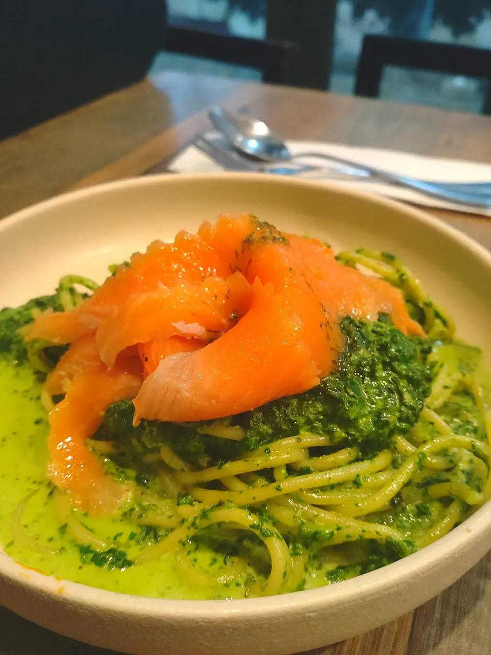 salmon with pasta 🥰|Fan Fannyさん