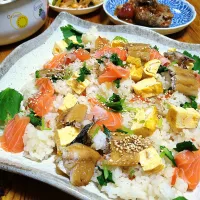 鰯の蒲焼き入りちらし寿司〜我が家の定番！