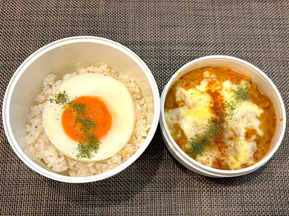 高校生息子のお弁当🍱 チーズカレーライス弁当🍱🍛|Snow10さん