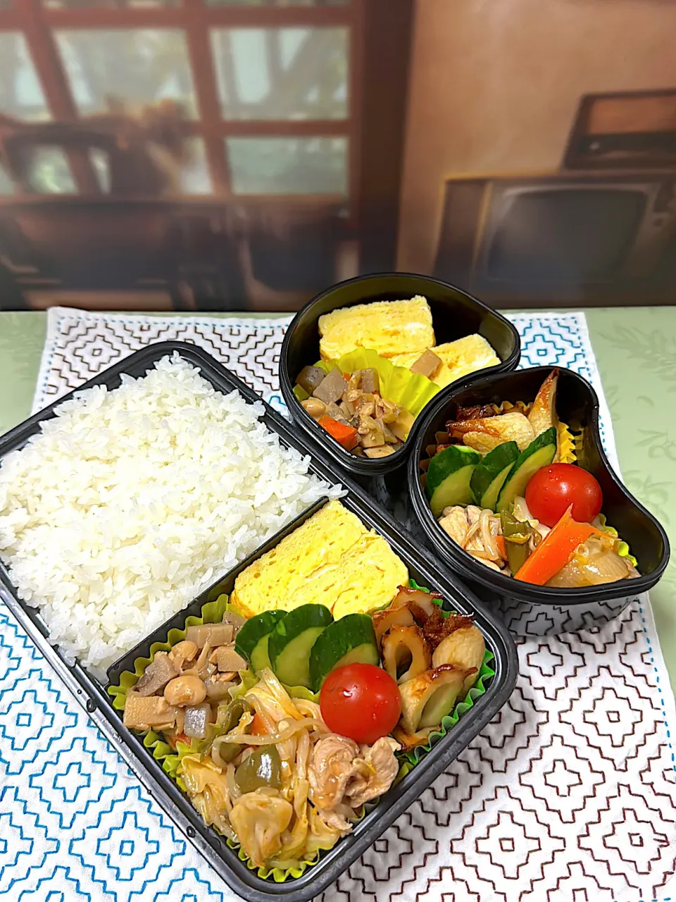 焼肉野菜炒め弁当|アッキーさん