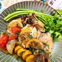 @きなこさんの料理 🔷STAUB 🍋鶏肉の檸檬煮🔷→→🔷☀天日干し野菜いり🔷| @きなこさん