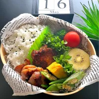 5月  男子中学生弁当|お弁当記録がんばるぞ💪さん