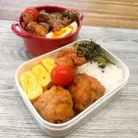 唐揚げ弁当とルーローハン弁当| puniさん