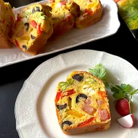 おみそでケークサレ ~あおさ汁