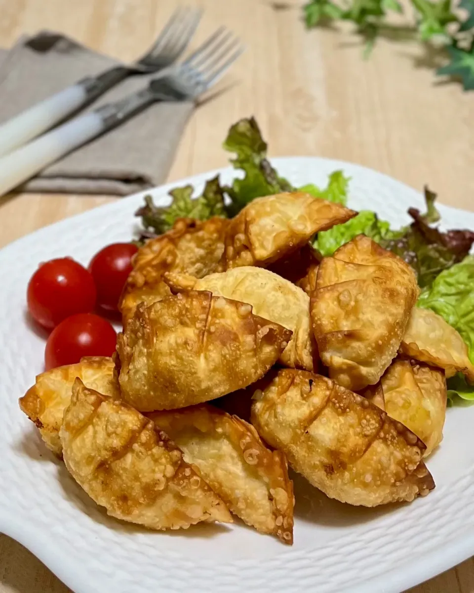 ポテトとコーンとチーズの揚げ餃子|あゆさん