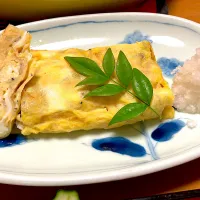 １回しか巻かない ちりめんじゃこ入りだし巻き卵|🐈⸒⸒⸒⸒つるのダンス🐈🐾さん