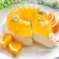 ネーブルオレンジのムースゼリーです🍊