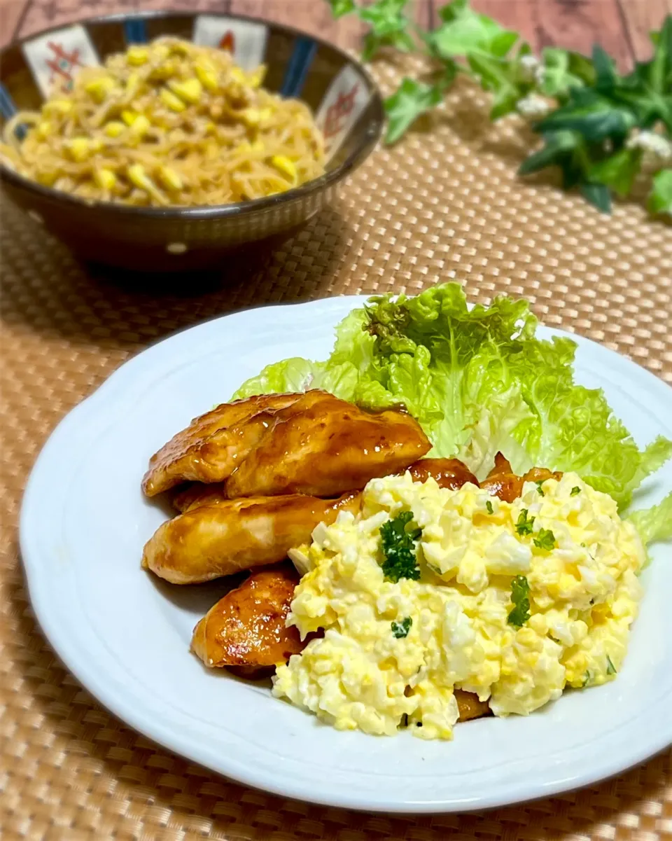 ささみの酢味噌焼き タルタルソース添え|あゆさん
