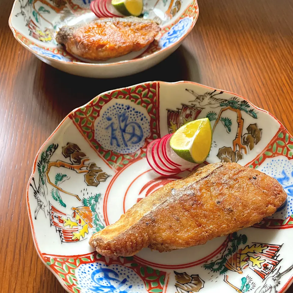 鰆の黒七味揚げ|七海さん