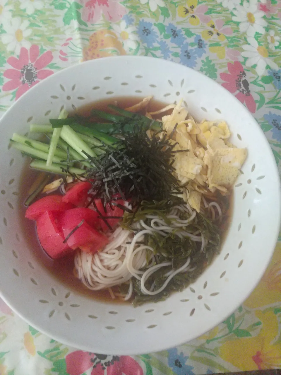 「もずく｣入り ごちそう冷や麦|はやとさん