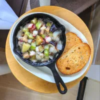 タコとあるもの野菜のアヒージョ|mi_neneco♪さん