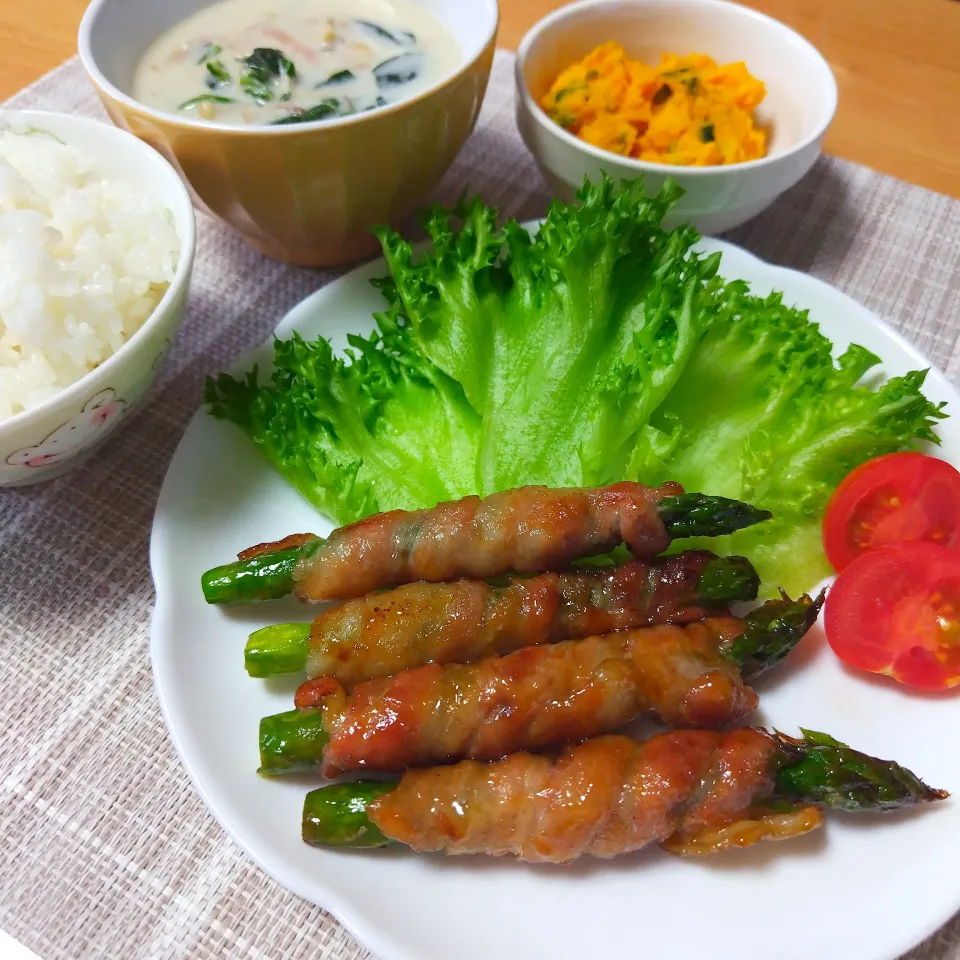 アスパラ肉巻き|万葉さん