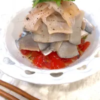 ミニトマト➕コハダ酢➕新生姜の甘酢漬けの和物|うーくーちゃんさん