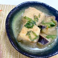 揚げ出し茄子と豆腐| Ponoさん