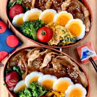 豚肉の生姜焼き弁当🐽|chisaki*さん
