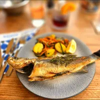 grilled sea bass|Daniel Mazzarelloさん